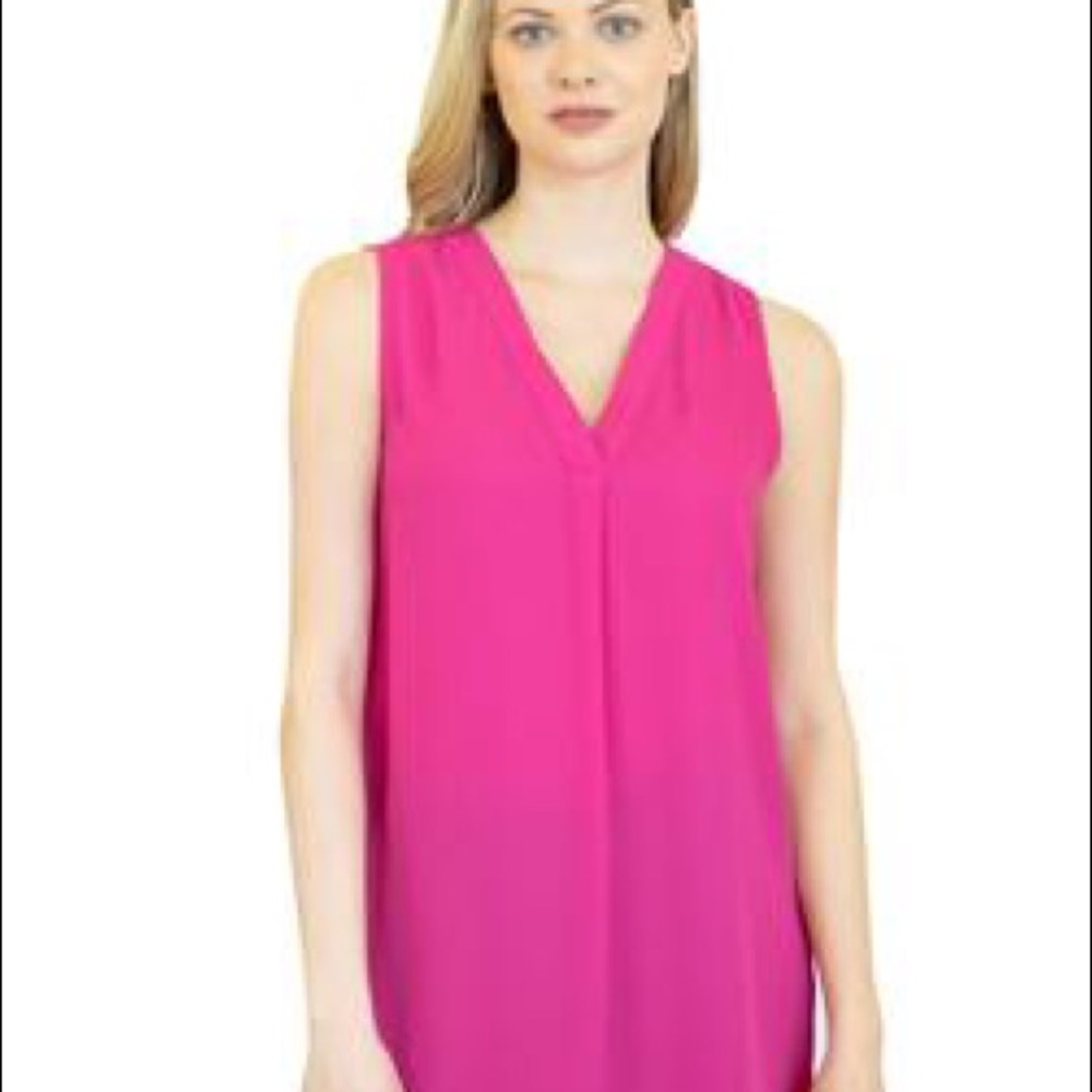 Violet and Claire fuschia tank!
